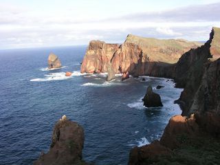 Atlantic Ocean at Ponta de SÃ£o LourenÃ§o