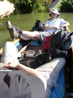 Vader sleeping in the punt